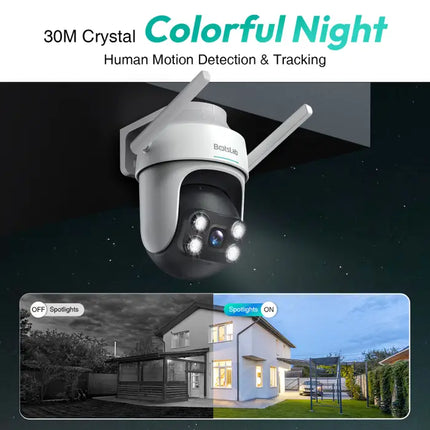 Zevlix  W312 Botslab Outdoor Pan/Tilt Camera Pro-White