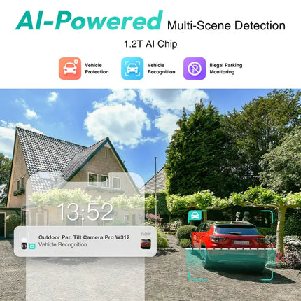 Zevlix  W312 Botslab Outdoor Pan/Tilt Camera Pro-White