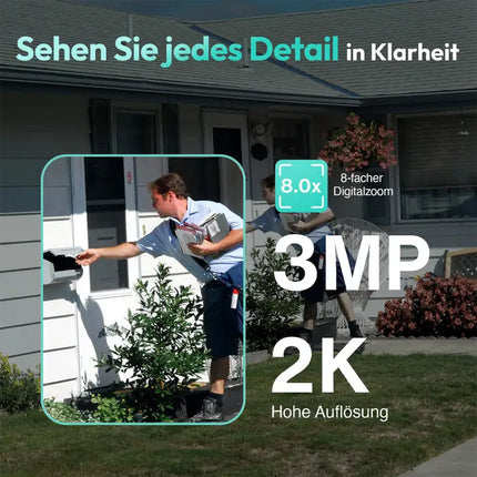 Zevlix  W313 Botslab PT Battery Wi-Fi Camera-White